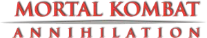 Logo Mortal Kombat: Aniquilación (1997)