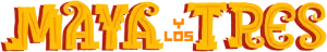Logo Maya y los tres (2021)